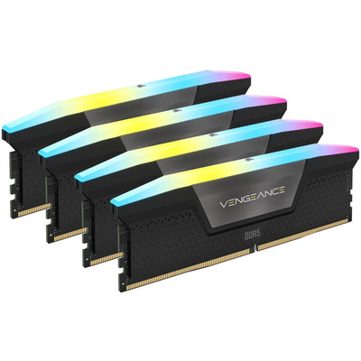 Corsair Vengeance RGB Pro SL 128GB DDR5-5600 CL40 RAM Kit (4x32GB, Quad-Channel, XMP 3.0)