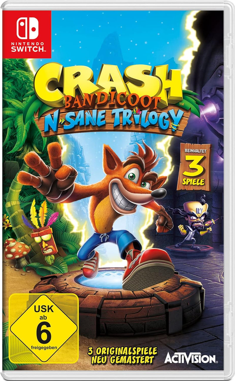 Crash Bandicoot: N. Sane Trilogy - (Nintendo Switch)