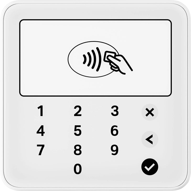 SumUp Solo Lite Debit & Credit Card Terminal with Bluetooth & NFC (mobile, white)