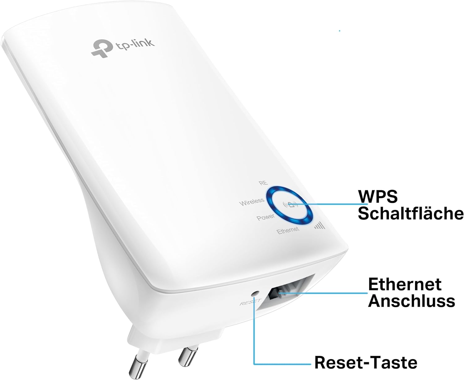 TP-Link Repeater TL-WA850RE Universeller WLAN Verstärker (300 Mbit/s Ethernet WPS)