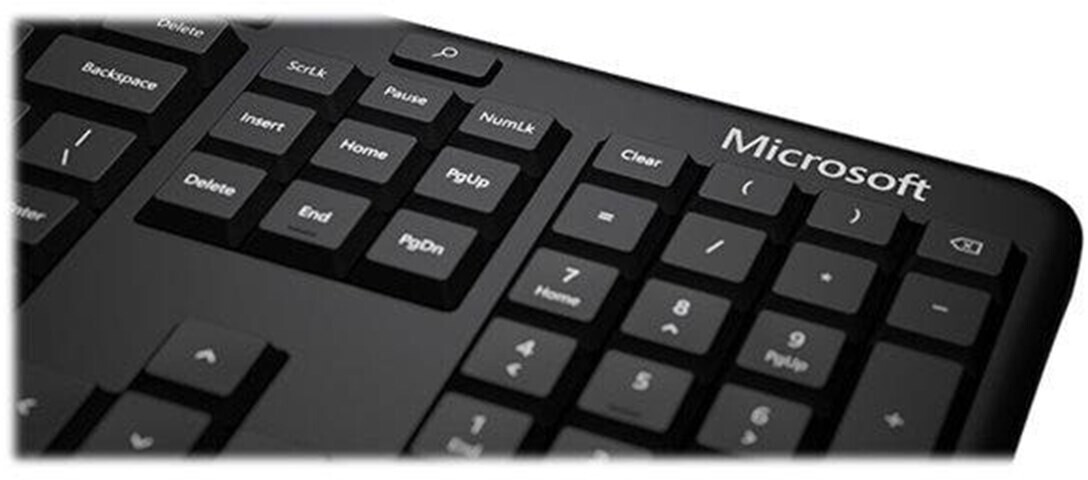 Microsoft Ergonomic Desktop Kabelgebunden Set mit Maus und Tastatur (QWERTZ-Layout) RJY-00006