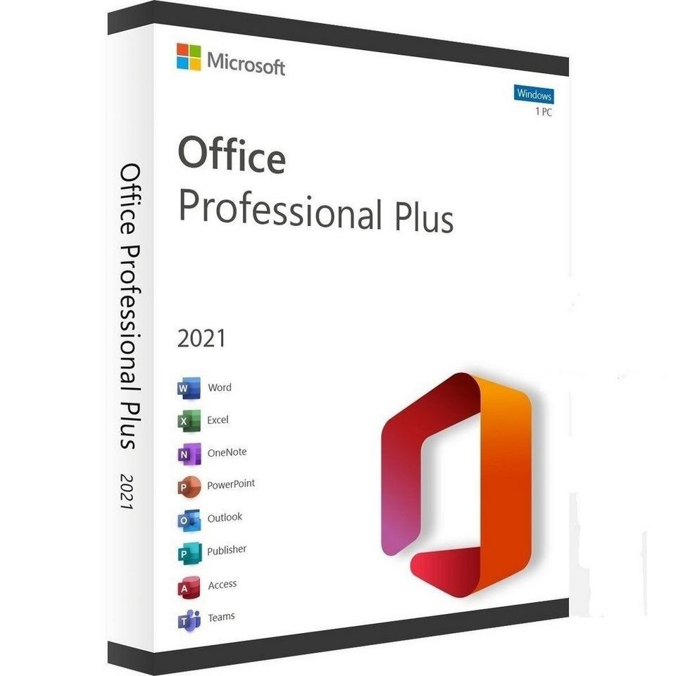 Microsoft Office 2021 Professional Plus ESD 32/64Bit 24/7 sofort Versand