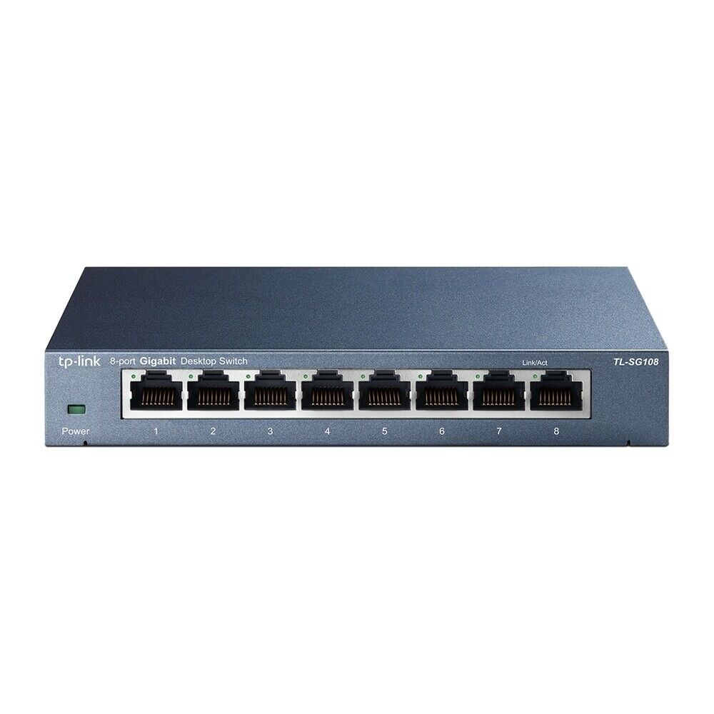 TP-Link TL-SG108 8-Port Gigabit Netzwerk Switch 