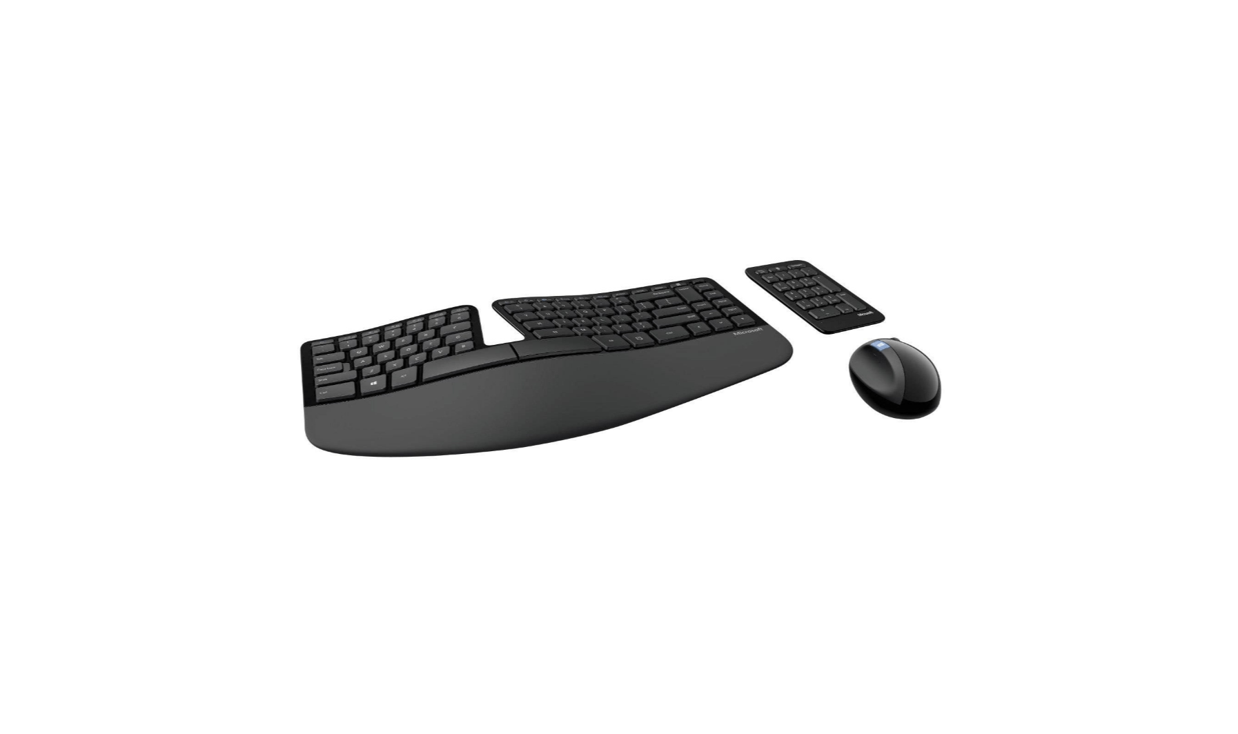 Microsoft Sculpt Ergonomic Desktop Set mit Maus und Tastatur (QWERTZ-Layout) Schwarz