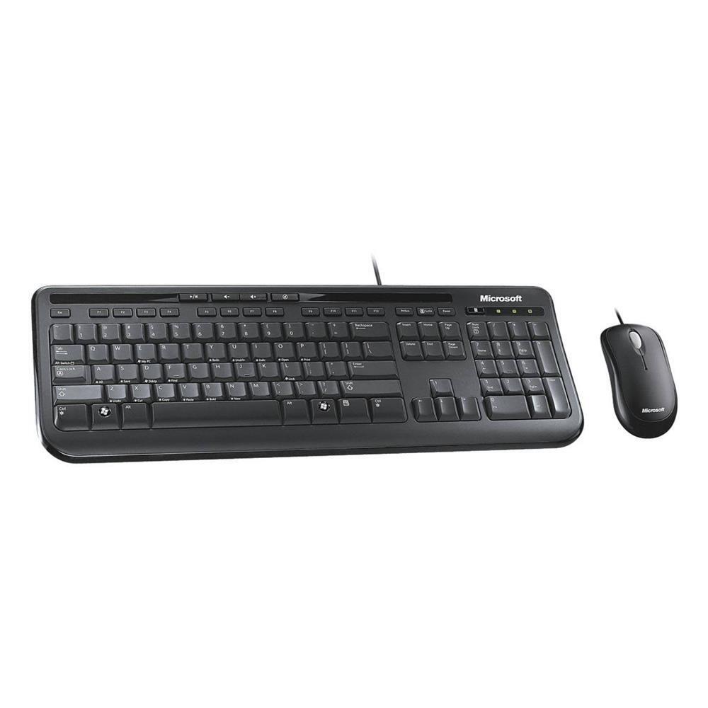 Microsoft Wired Desktop 600 for Business Tastatur/Maus-Set Kabelgebunden