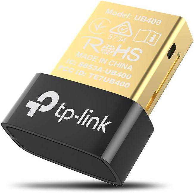 TP-Link UB400 Nano USB Bluetooth 4.0 Adapter Dongle (für PC Laptop Desktop Computer)