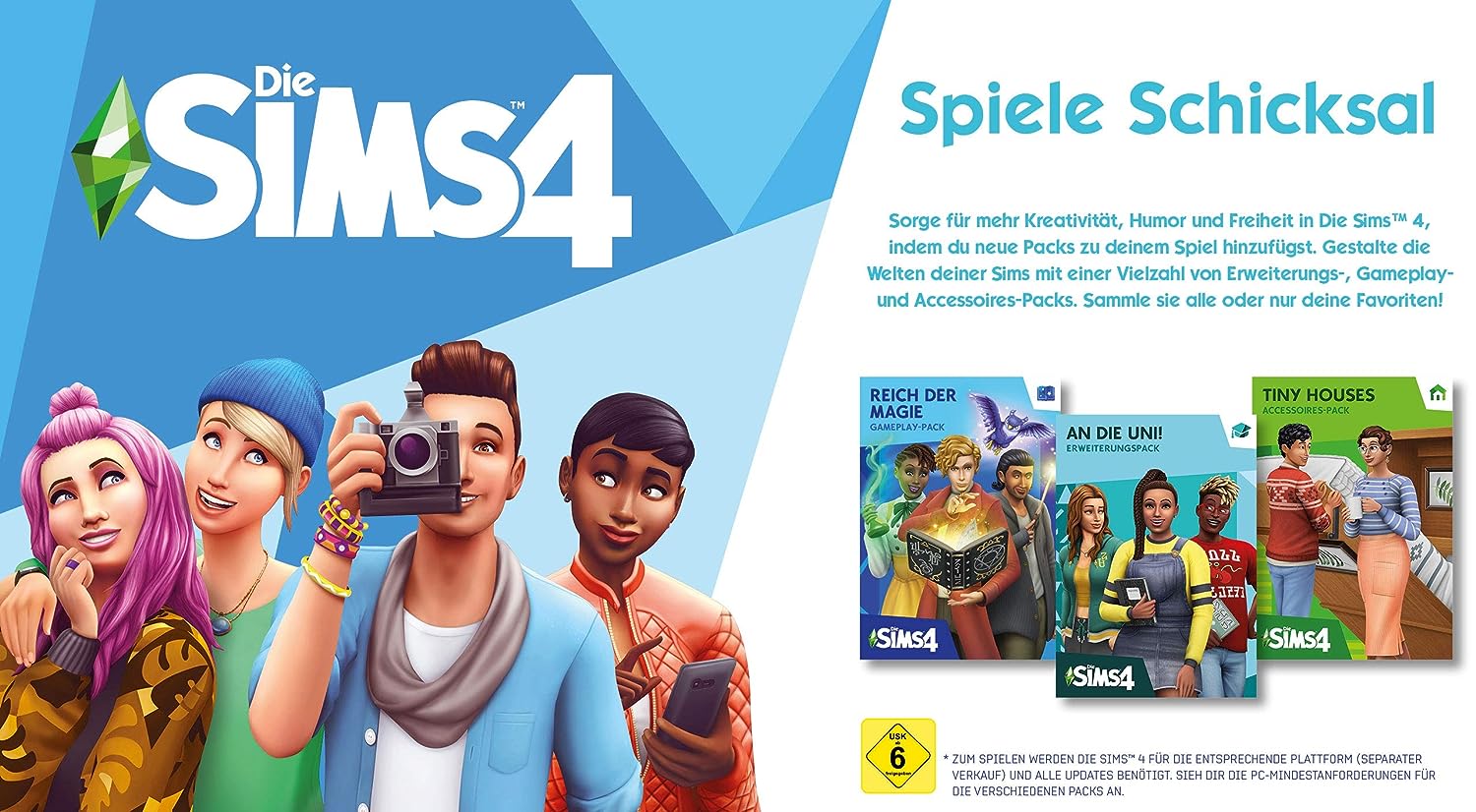 Die Sims 4 Großstadtleben (EP3) Erweiterung  (PC/Mac)  - (Code in der Box)